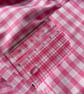 4 Metres of Pink and White Gingham Fabric Dressmaking Fabric Polycotton - Image 3