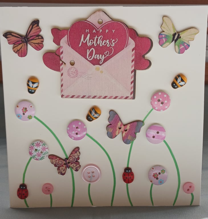 Handmade Mother's day card 