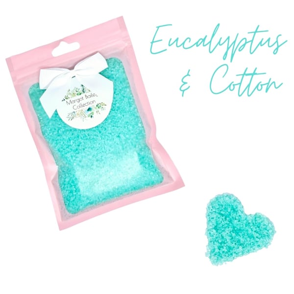 Eucalyptus & Cotton  Scented Crystals  UK  50G  Luxury  Natural  Highly Scented