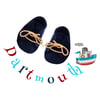 Reserved for Tina - Navy Lace Up Shoes