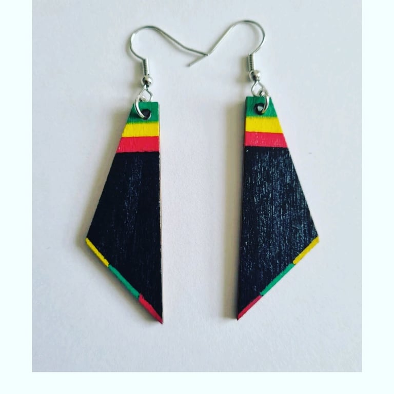 Rasta Dangle Earrings