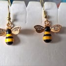Bumble bee earrings