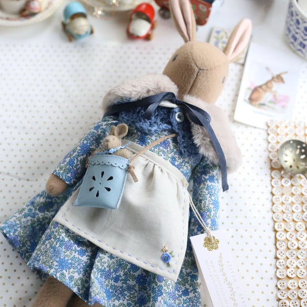Heirloom Liberty Bunny - Fruit punch blue