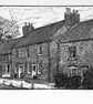 Cottages on the Green, Burnham Market- Limited Edition Linocut Print - Image 1