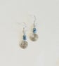 Handmade spiral earrings 