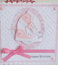 Girls Shoes Handcrafted Birthday Card - Image 1