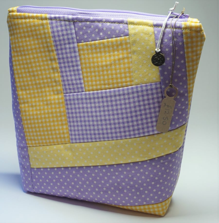Lemon & Lavender Make Up Bag