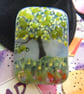 Handmade Fused Glass 'Autumn Tree' Brooch - Image 1