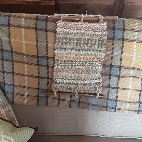 Wood land walk wall hanging .