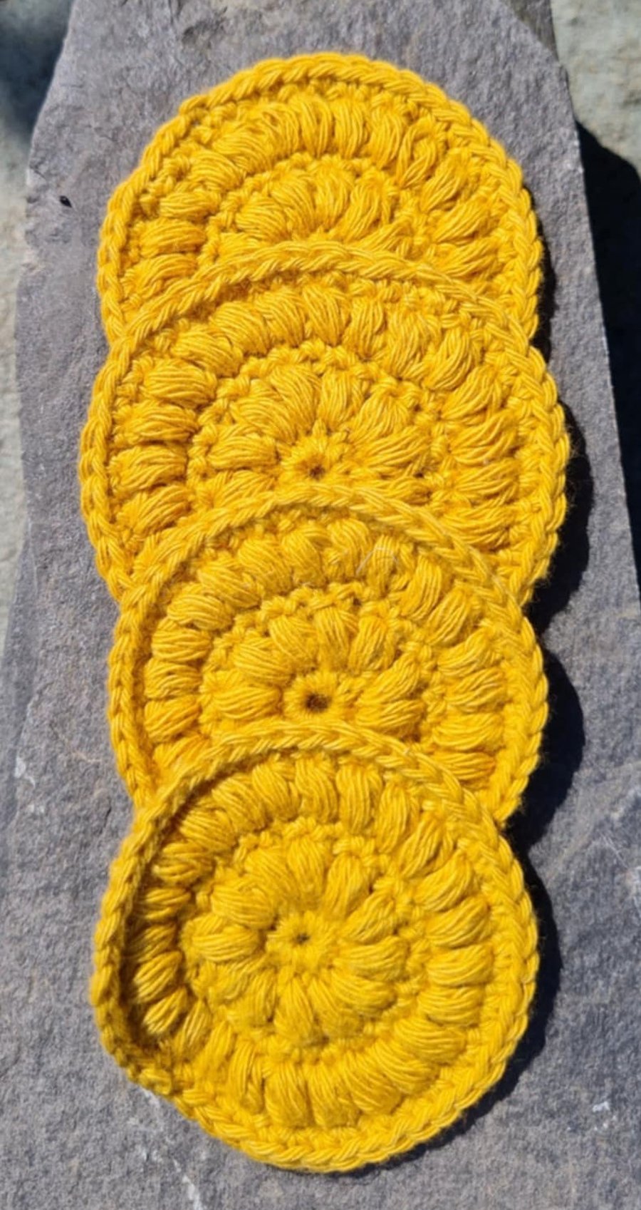 Crochet Re-useable Cotton pads (set of 4)