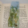 Buttercup Meadow - Embroidered and felted bookmark