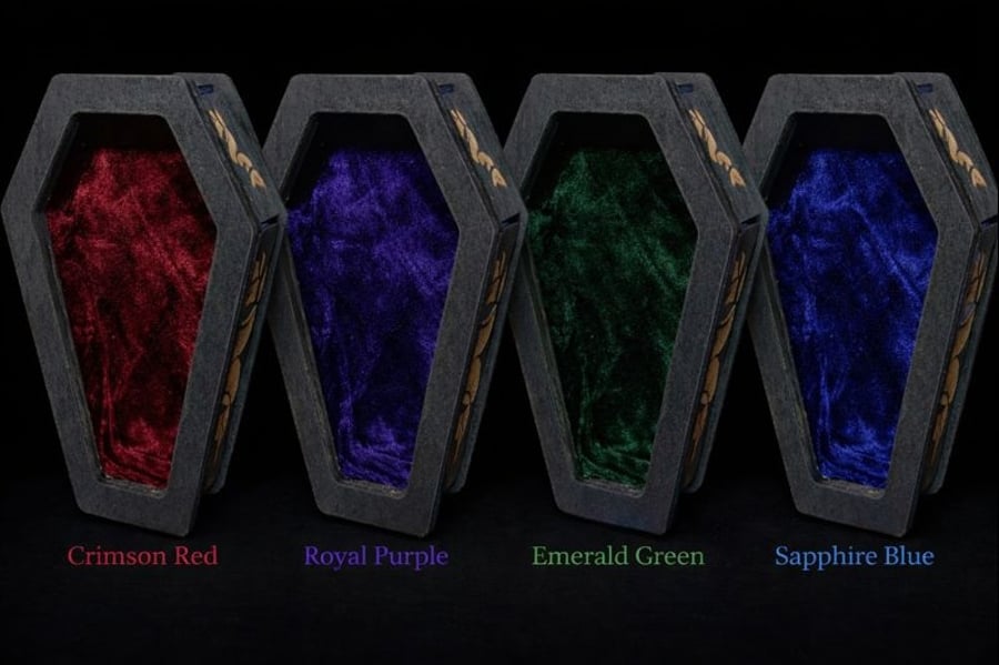 Gothic Coffin Jewellery Box – Personalised Gift