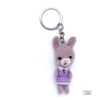 Melissa Rabbit keyring, bagcharm, keycharm by Lily Lily Handmade