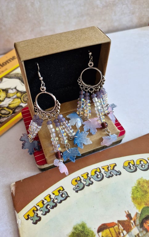 Mist on the Meadow Chandelier Earrings