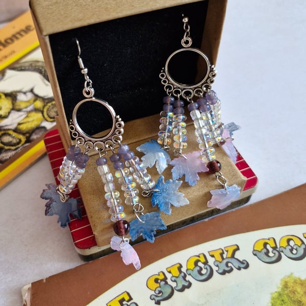 Mist on the Meadow Chandelier Earrings
