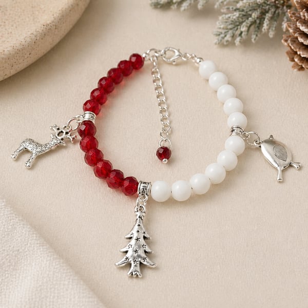 Christmas Charm Bracelet.