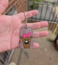 Handmade Wooden Bear Keyring Set (Pair) - Image 2