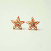 Christmas Biscuit Star stud earrings