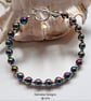 Designer Rainbow Heamotite Bracelet  - Image 3
