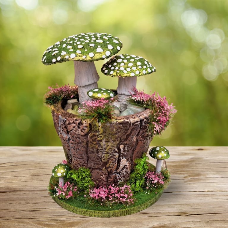 Mushroom Ornament - Whimsical Home Decor