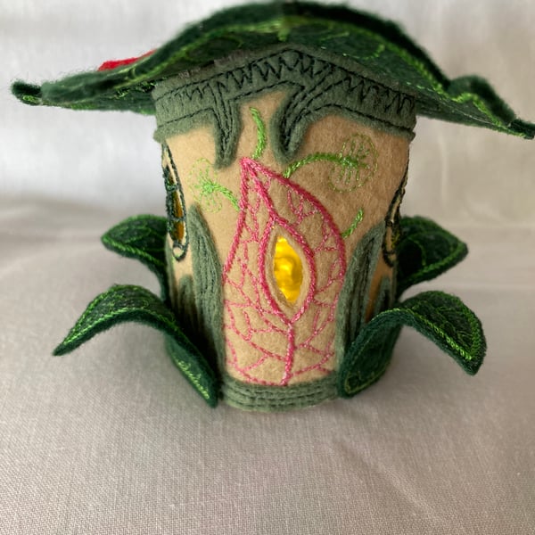 Little battery tea light woodland fairy house