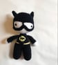 Handcrafted Crochet Batman: 8-Inch Hero Made with Love