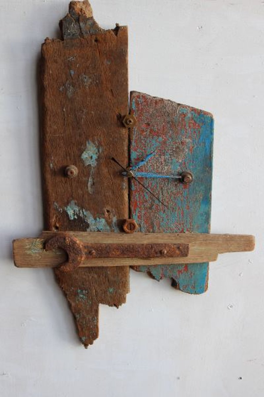 Driftwood Clock, Driftwood Wall Clock, Drift Wood Clock, Beach finds Clock.