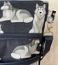 Dog walking cross body bag, Huskies  - Image 4