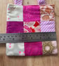 Summer seconds - pink patchwork mini bag - in Christmas fabrics - super cute - Image 5