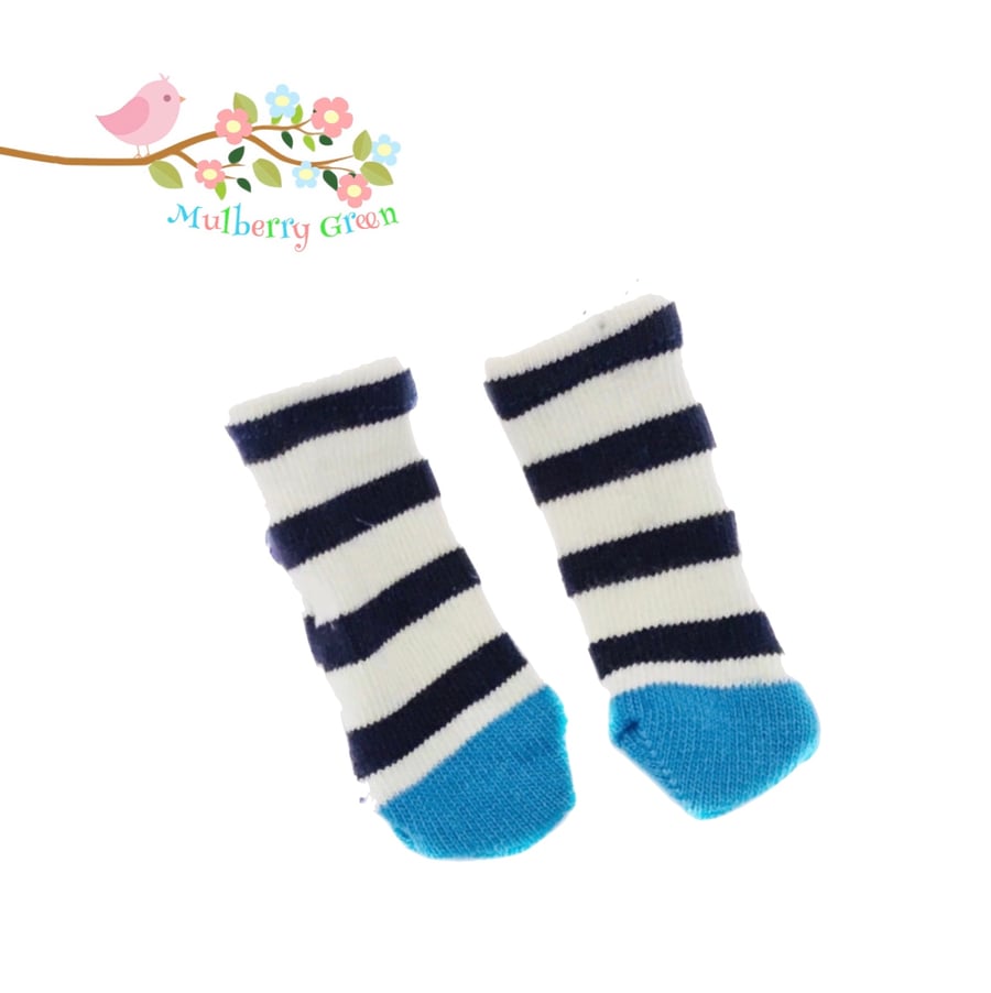 Reserved for Diane - Broad Striped Socks