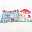 Festival Vibes Summer Cross Stitch PDF Chart Pattern