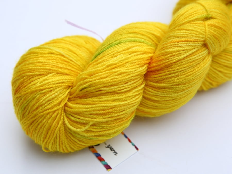 SALE: Zested - Superwash Bluefaced Leicester 4-ply yarn