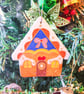 Handcrafted Christmas Decorative Hanging Ornament - Image 4