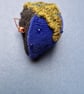 Blue velvet Strawberry brooch  - Image 3
