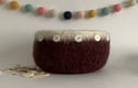 FELTED GOODS,  bowls, bracelets