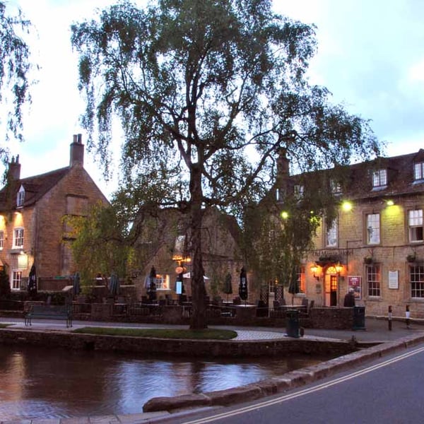 Old Manse Hotel Bourton On The Water Cotswolds Photograph Print