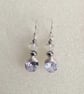 Sparkle earrings, cubic zirconia and quartz - Image 4