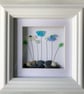 Floral sea glass and pebble art made in Cornwall  - Image 1