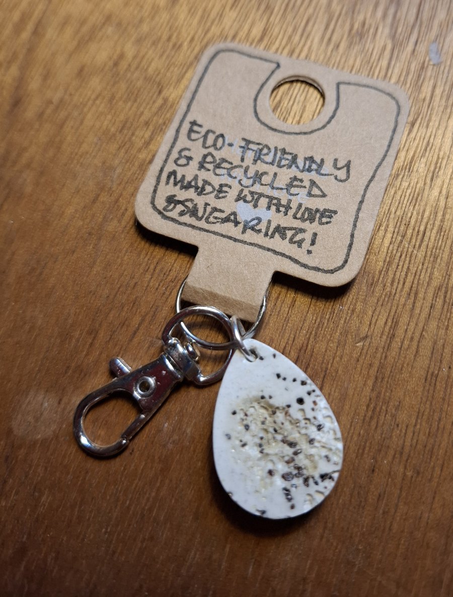 Handmade Eco Friendly Resin Keyring