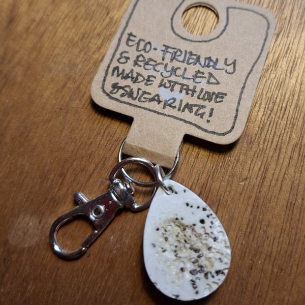 Handmade Eco Friendly Resin Keyring