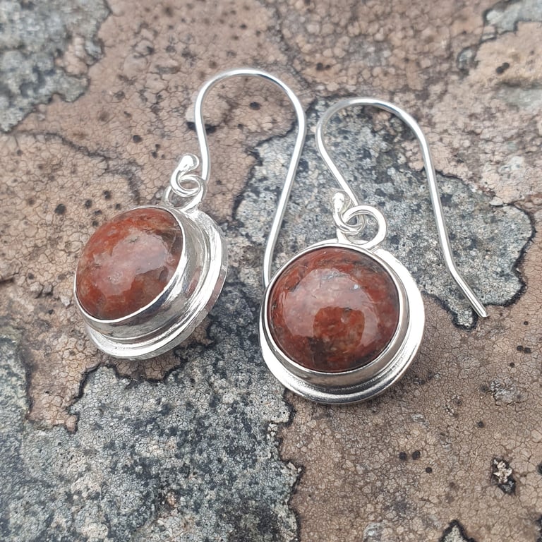 Lewisian Gneiss mountain earrings 