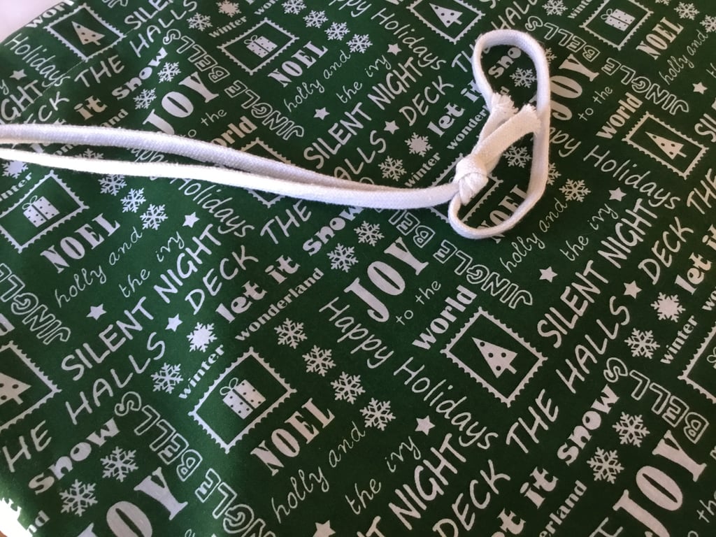  Christmas sack.  Reusable christmas sack. CC525. 