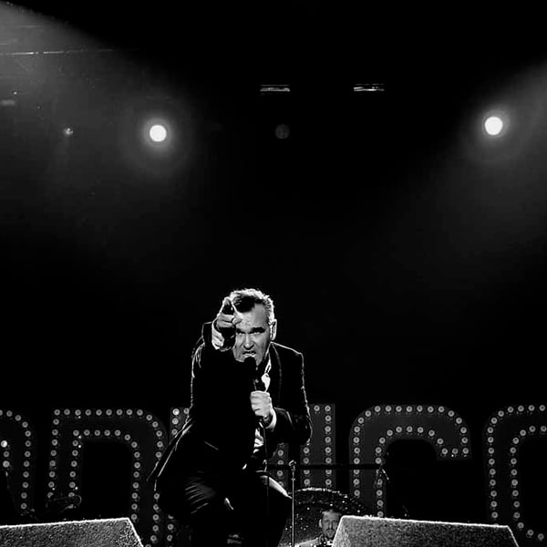 Morrissey Live at Reading Rock Festival Photograph Print