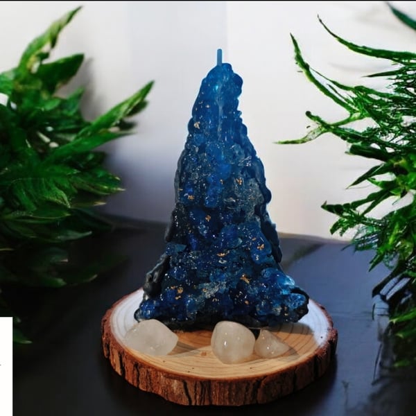 Handmade Crystal Geode Candle 