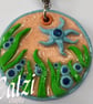 Sea Themed Clay Pendant - Image 1