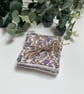 Reusable Bamboo Towelling Face Pads Pack of 7 - Purple Floral - Image 4