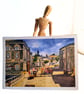  Art print of Royal William Yard Plymouth from original watercolour painting A4 - Image 5