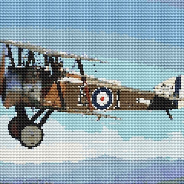 Camel (plane) cross stitch kit