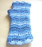  Wrist warmers. Crochet pattern for ladies' fingerless gloves. Photo tutorial.  - Image 2