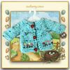 Reserved for June - Turquoise Sequinned Cardigan 